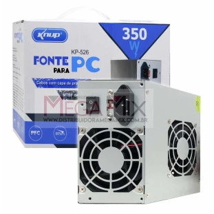 Fonte Real ATX 350W KP-526 - Knup