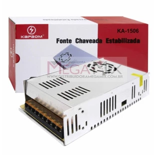 Fonte Chaveada 12V/30A KA-1506 - Kapbom