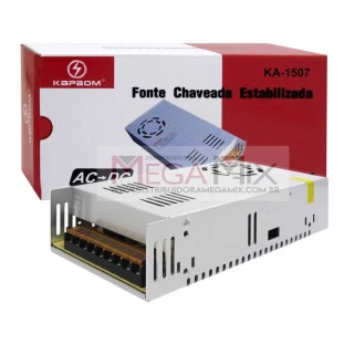 Fonte Chaveada 12V/50A KA-1507 - Kapbom