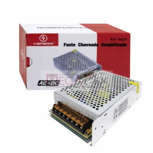 Fonte Chaveada 12V/10A KA-1602P - Kapbom
