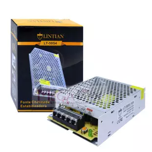 Fonte Chaveada Estabilizada 12V/10A  LT-5054 - Lintian
