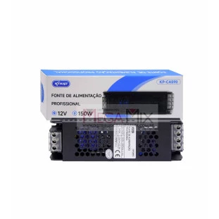 Fonte Chaveada Slim 12V 12.5A KP-CA590 - Knup