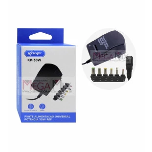 Fonte de Alimentação Universal Bivolt 30W KP-30W - Knup