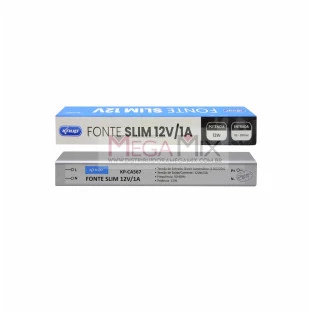 Fonte Chaveada Slim 12v/1A KP-CA567 - Knup