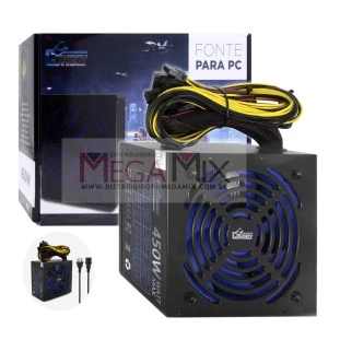 Fonte Real ATX 450W KP-533 - Knup