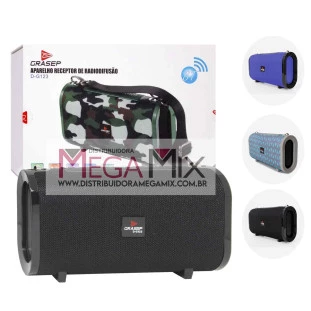 Caixa de Som Bluetooth 12W D-G123 - Grasep