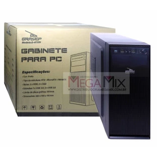 Gabinete para Computador ATX/ MicroATX/ MiniATX D-ATX01 - Grasep