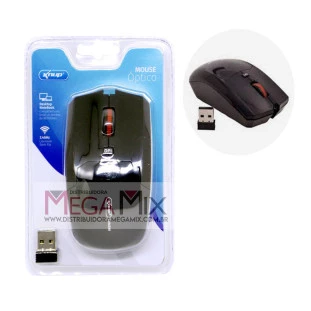 Mouse sem fio 1600DPI 2.4Ghz GZM386 - Knup