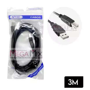 Cabo para Impressora USB 3M KP-5001 - Knup