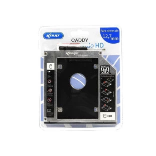 Case Sata Hd 2.5 12.7mm Caddy Dvd para Segundo HD ou SSD KP-HD009 - Knup