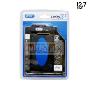 Suporte Caddy 12,7mm para case HD/SSD 2.5'' KP-HD022 - Knup