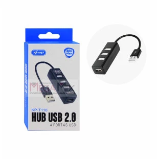 Hub USB 2.0 4 Porta KP-T110 - Knup