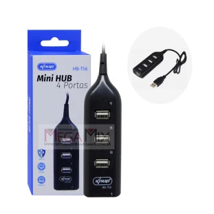 Hub USB 2.0 4 Portas HB-T56 - Knup