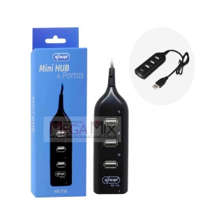 Hub USB 2.0 4 Portas KP-T56 - Knup