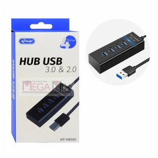 Hub USB 2.0/3.0 4 Portas KP-HB500 - Knup