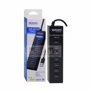 Hub USB 3.0 7 Portas UH-307A - Exbom