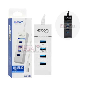 Hub USB 3.0 4 Portas UH-30A -Exbom