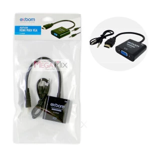 Conversor HDMI para VGA CC-HVA60 - Exbom