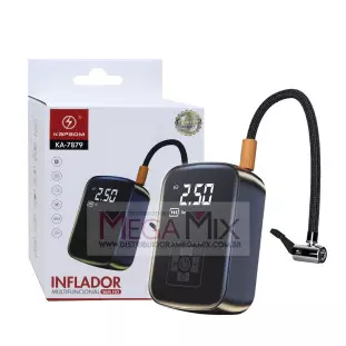Compressor de Ar Digital Sem Fio 120W KA-7879 - Kapbom