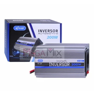 Inversor de Potência 200W - 220V - 12VDC KP-IN901 - Knup