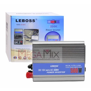 Inversor de Potência 500W - 220V - 12V DC LB-507A - Leboss
