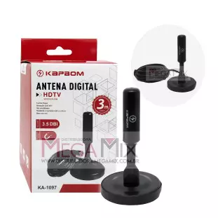 Antena Digital HDTV 3.5dBi 3M - KA-1097 - Kapbom