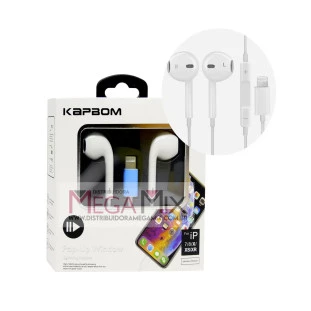 Fone de Ouvido Iphone c/ Microfone  KA-708-5G - Kapbom