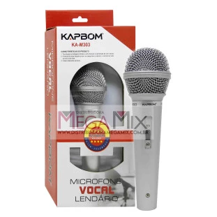 Microfone com Fio KA-M303 - Kapbom