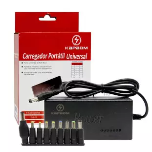 Carregador de Notebook Universal 120W KAP-337 - Kapbom