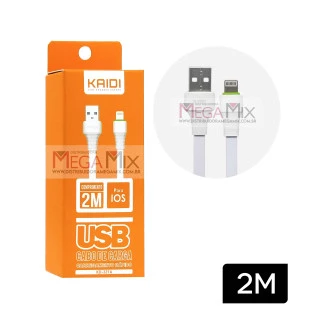 Cabo de Dados USB + Iphone 2M KD-331A - Kaidi