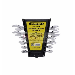 Kit Chave de Boca 6pçs BOM-3202 - Bomvink