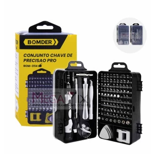 Kit de Chaves de Precisão 115 Peças BOM-3114 - Bomder