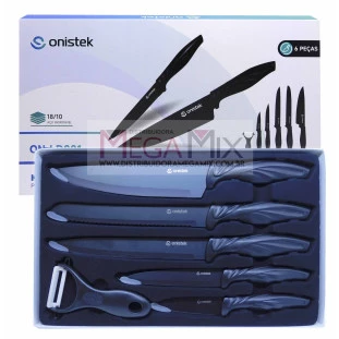 Kit de Facas 6 Peças ON-LD001 - Onistek