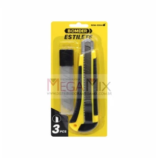 Estilete 18mm BOM-3304 - Bomder