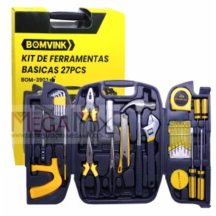 Kit de Ferramentas 27 Peças BOM-3903 - Bomvink