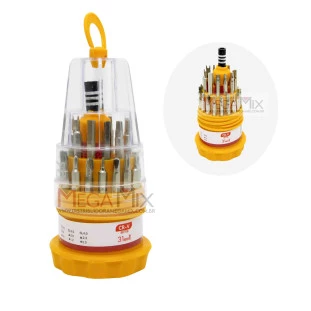 Kit Jogo De Chave De Precisão 31 Peças - CR-V TE-6036A