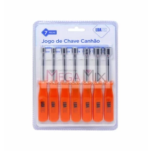 Kit de Chaves Canhão com 7 Peças LWJ-173 - Luatek