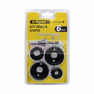 Kit Serra Copo com 6 Peças BOM-5201- Bomder
