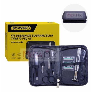 Kit Design de Sombracelhas 10 Peças BOM-3702 - Bomvink