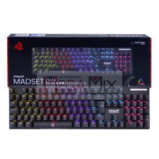 Teclado Gamer Mecânico USB RGB KP-TE114 - Knup