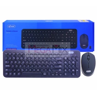 Kit Teclado e Mouse sem Fio KP-TE134 - Knup