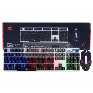 Kit Teclado e Mouse Gamer USB RGB KP-TE124 - Knup