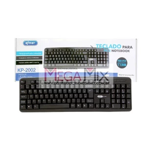 Teclado USB Slim Preto KP-2002 - Knup