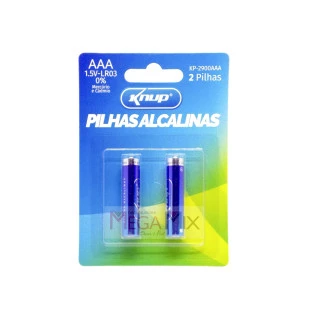 Pilha Alcalina AAA c/2 KP-2900AAA - Knup