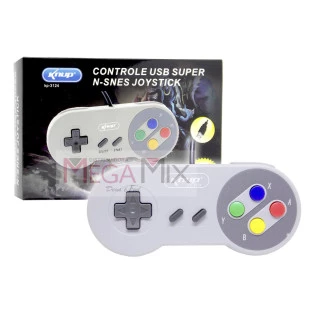 Controle USB para PC Super Nintendo KP-3124 - Knup