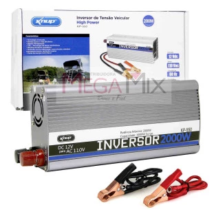 Inversor de Potência 2000W - 110V - 12V DC KP-550 - Knup