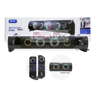 Caixa de Som para PC/Notebook 12W  KP-6040 - Knup