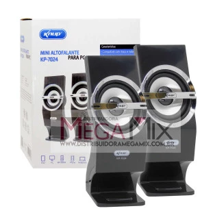Mini Caixa de Som para PC/Notebook 12W KP-7024 - Knup