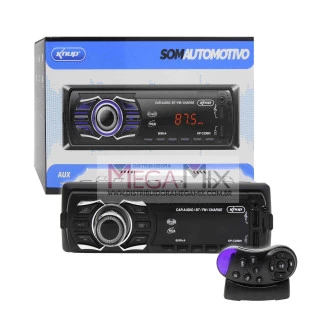 Som Automotivo Bluetooth com controle para volante KP-C29BH - Knup