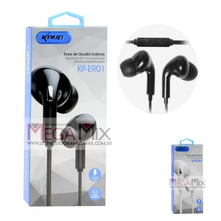 Fone de Ouvido com Microfone KP-ER01 - Knup